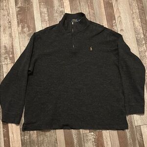 Polo by Ralph Lauren Dark Gray Zip Up Sweater